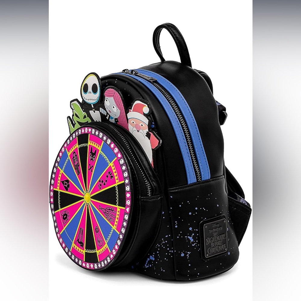 Loungefly Disney Nightmare Before Christmas Oogie Boogie Wheel - Picture 3 of 6